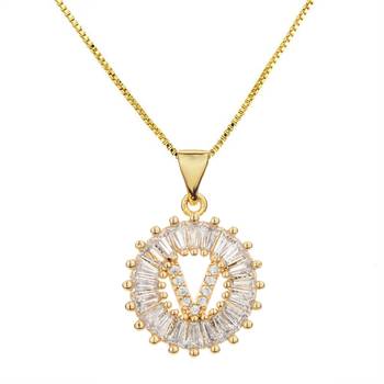 Gold crystal pendants 2