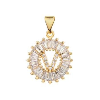 Gold crystal pendants 2