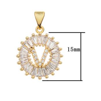 Gold crystal pendants 3