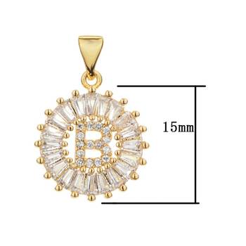 Gold crystal pendants 3