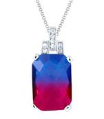 Pink crystal pendants