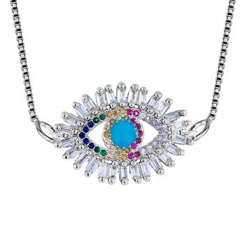 Silver cubic zirconia pendants 2