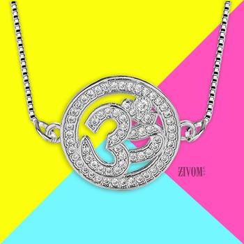 Silver cubic zirconia pendants 1