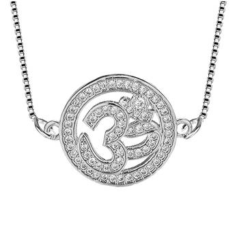 Silver cubic zirconia pendants 2