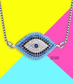 Silver cubic zirconia pendants