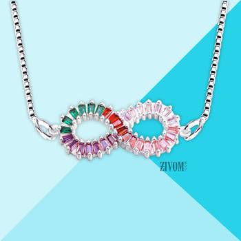 Silver cubic zirconia pendants 3