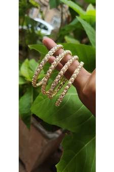 Gold bangles-and-bracelets