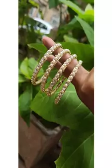 Gold bangles-and-bracelets