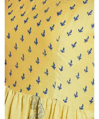 Yellow Hand Blocl Print Kurta Set 5