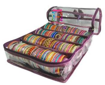 Atorakushon Bangle box & Marriage Set Saree Blouse Cover Dulhan set Storage Organizer Jewellery  Make Up Kit set of 2 3