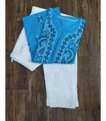 Handmade Lucknowi Chikan Cotton Kurti