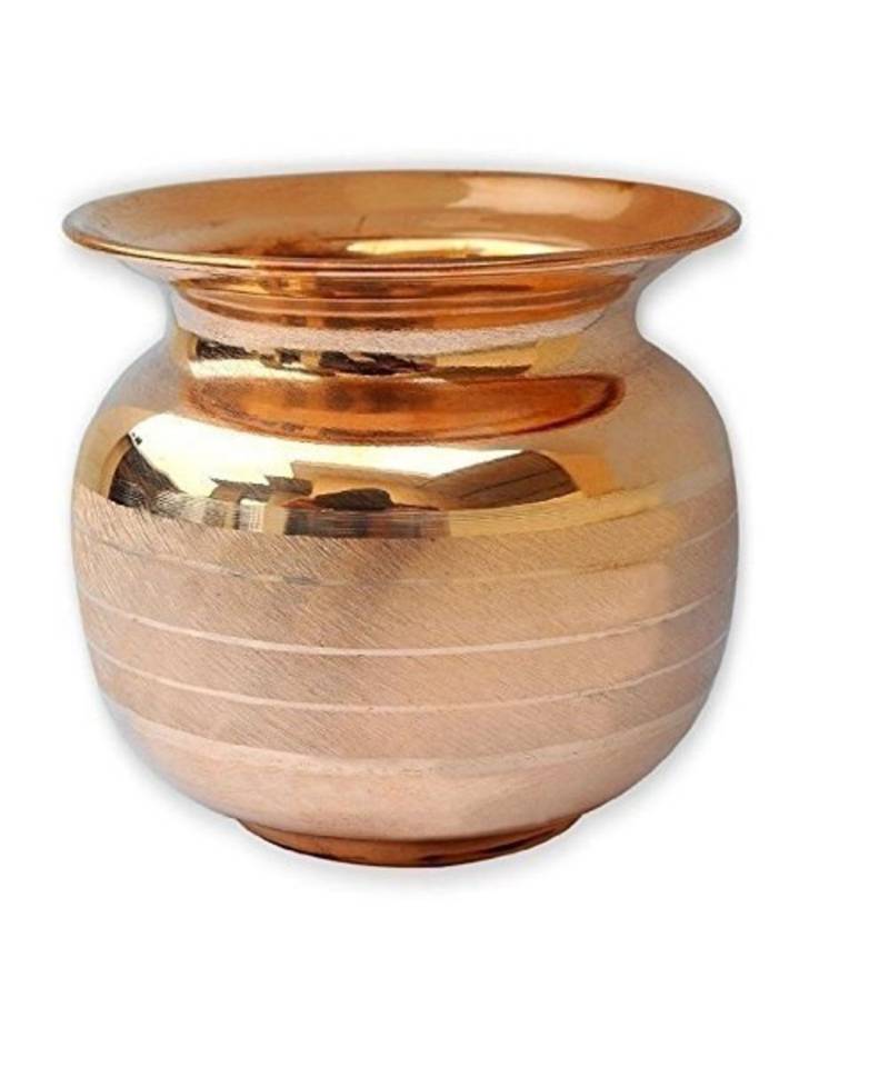 Pure Copper Lota/Kalash Ayurvedic Water Drinking Lota (800 Ml), Serveware drinkware- Ayurvedic Health Benefits