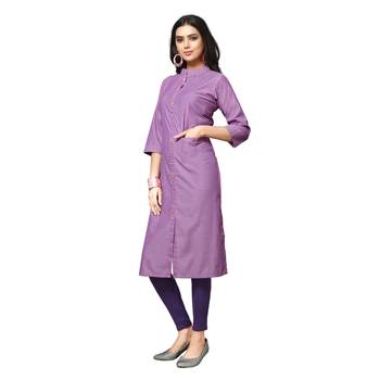 Pink printed cotton kurtas-and-kurtis 2