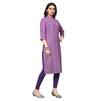 Pink printed cotton kurtas-and-kurtis 3