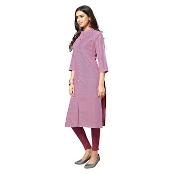 Pink printed cotton kurtas-and-kurtis 2