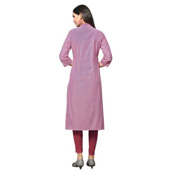 Pink printed cotton kurtas-and-kurtis 4