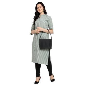 Multicolor printed cotton kurtas-and-kurtis 5