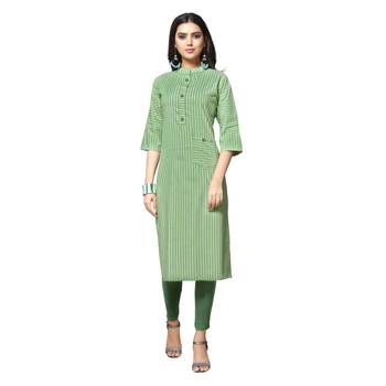 Green printed cotton kurtas-and-kurtis 1