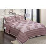 multicolour printed cotton jaipuri double king size bed sheet with pillow cover