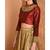 Red Dupion Embroidered Blouse