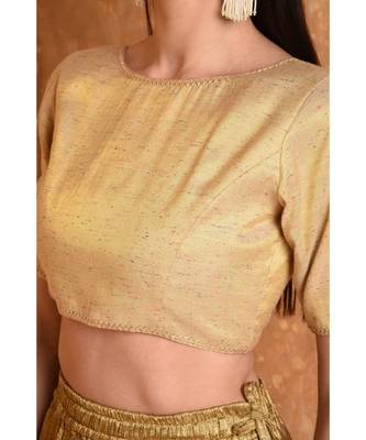 beige brocade blouse 4