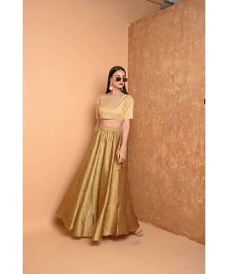 beige brocade blouse 5