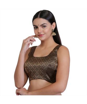 Gold Brocade Blouse 4