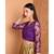 Purple Net Embroidered Blouse