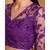 Purple Net Embroidered Blouse