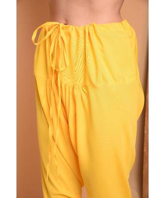 Yellow Georgette Embroidered Suit Set 4