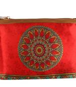 Multicolour Utility pouch -Ethnic Collections of Bags