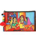 Multicolour Utility pouch -Ethnic Collections of Bags