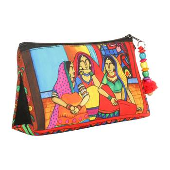 Multicolour Utility pouch -Ethnic Collections of Bags 2