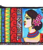 Multicolour Utility pouch -Ethnic Collections of Bags