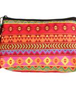 Multicolour Utility pouch -Ethnic Collections of Bags