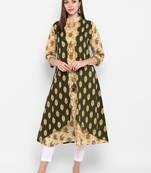 womens Multicolored Cotton Printed Kurta