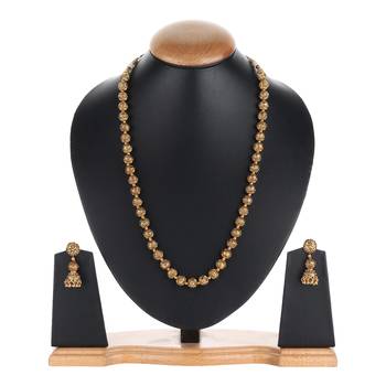 Gold agate southern balls necklace-sets 1