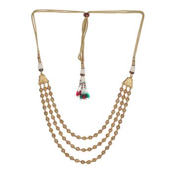 Gold agate necklace-sets 4