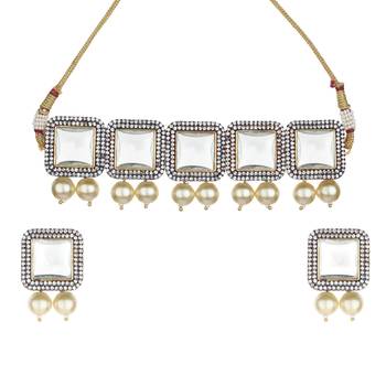 Royal White cubic zirconia necklace-sets 1