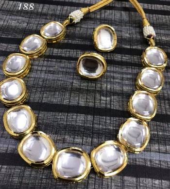 Gold Big kundan necklace-sets 1
