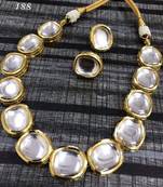 Gold Big kundan necklace-sets