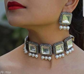 Royal White cubic zirconia necklace-sets 4