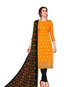 Orange woven  Art Silk salwar