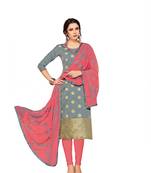 Grey woven  Art Silk salwar
