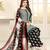 Grey printed crepe salwar