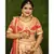 Red With Golden Raw Silk Baby Shower Bridle Lehenga Choli Dress