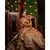Golden Aplic Designer Bridal Lehenga Choli