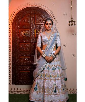 Red Party Wear Lehenga Choli 1