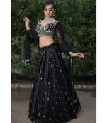 Black Hand Work Lehenga Choli