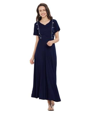 Blue printed rayon kurtas-and-kurtis 1